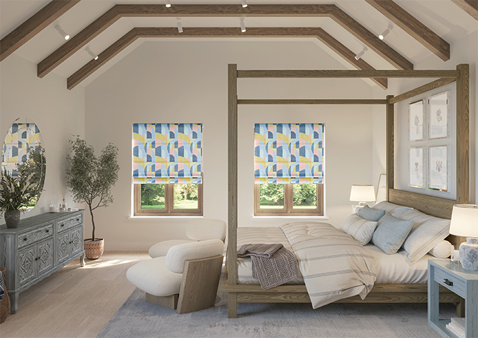 Varadero Velvet, Lemon Twist - Motorised Roman Blind - Image 8